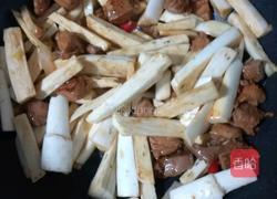 茭白肉丁的做法图解4
