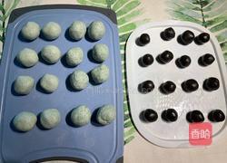 黑芝麻艾草青团的做法图解4