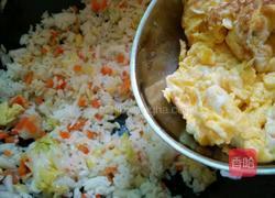 胡萝卜白菜蛋炒饭的做法图解8