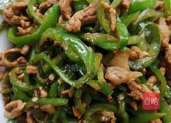 青椒炒肉丝的做法图解6