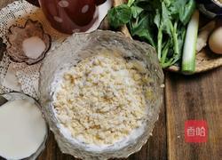 扇贝木耳菜鸡蛋疙瘩汤的做法图解3