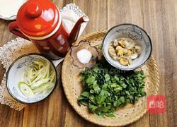 扇贝木耳菜鸡蛋疙瘩汤的做法图解7