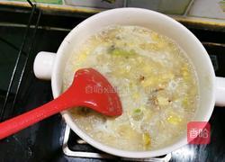 扇贝木耳菜鸡蛋疙瘩汤的做法图解11