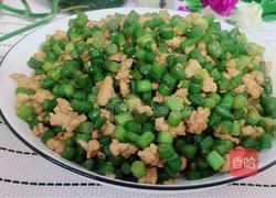 蒜苔炒肉末的做法图解7