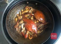 香辣梭子蟹炒年糕的做法图解9