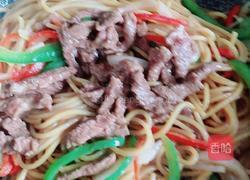 黑椒牛柳丝炒意粉的做法图解7