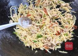 茭白炒肉丝的做法图解15
