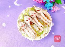 卷心菜蒸鱼的做法图解9