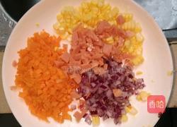金针芝士牛焗饭的做法图解3