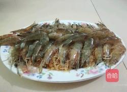 蒜蓉粉丝开边虾的做法图解7