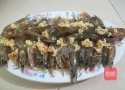 蒜蓉粉丝开边虾的做法图解8