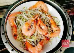 Illustration of how to make steamed bean sprouts and shrimp 10
