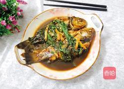 葱香鲫鱼的做法图解13