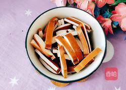 豆腐干韭菜炒虾的做法图解4