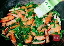 豆腐干韭菜炒虾的做法图解14
