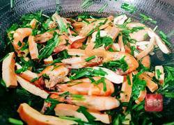 豆腐干韭菜炒虾的做法图解15