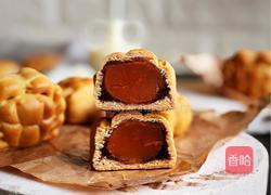 蛋黄月饼（螃蟹造型）的做法图解15
