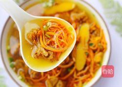 营养滋补的虫草炖鸡汤的做法图解12