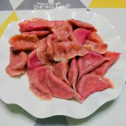 火龙果皮猪肉洋葱馅煮饺子的做法[图]