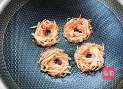 鸟巢蛋饼的做法图解2