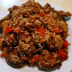 羊腿蘑菇抓饭的做法[图]