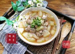 冬瓜香菜肉丸汤的做法图解12
