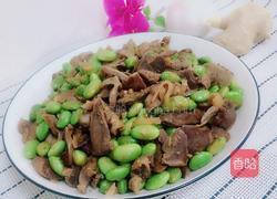 毛豆炒鸡杂的做法图解7