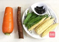 玉米笋炒时蔬的做法图解1