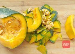 既可以当减肥早餐吃又可以当下午甜点消灭家里剩余南瓜～南瓜奶昔的做法图解2