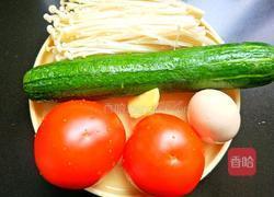 茄汁丝瓜菌菇汤的做法图解3