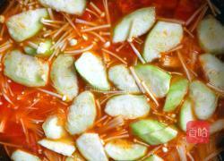 茄汁丝瓜菌菇汤的做法图解11