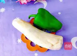 Illustration of how to stir-fry king oyster mushrooms with green pepper 1