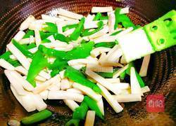 青椒素炒杏鲍菇的做法图解9
