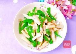 青椒素炒杏鲍菇的做法图解11