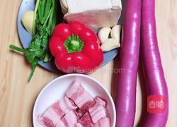 豆腐焖茄子的做法图解1