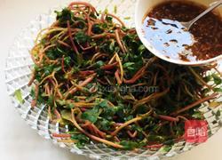 养生花生碎拌马齿苋的做法图解8