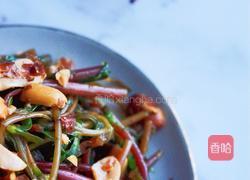 养生花生碎拌马齿苋的做法图解12