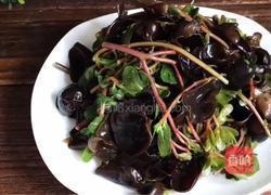 木耳拌马齿苋的做法图解9