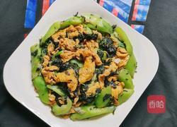 紫苏丝瓜炒鸡蛋的做法图解7