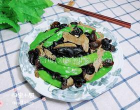 咸水鴨肝炒時(shí)蔬