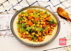 黄豆炒芹菜的做法图解11