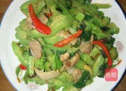 苦瓜炒肉片的做法图解6