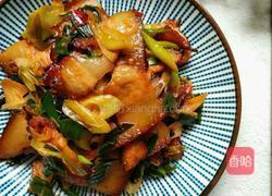 蒜苗炒薰肉的做法图解9