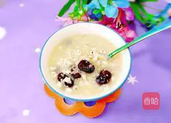 Illustration of how to make barley, red dates and millet porridge 10