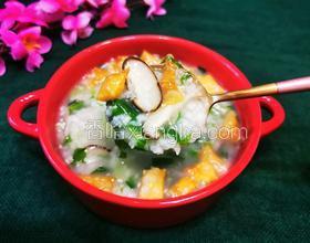 香菇青菜粥