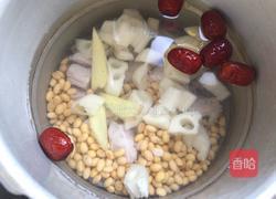 黄豆莲藕排骨汤的做法图解8