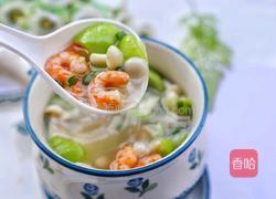 丝瓜虾仁菌菇汤的做法图解16