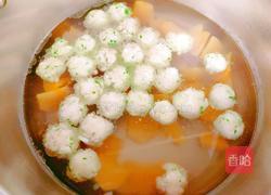 柿子肉圆汤的做法图解10