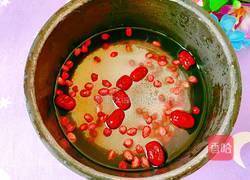 红枣花生山药粥的做法图解5