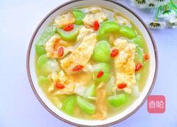 丝瓜鸡蛋汤的做法图解12